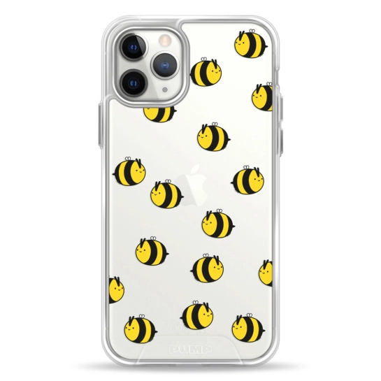 Чохол Pump Transparency Silver Button Case for iPhone 11 Pro Bees