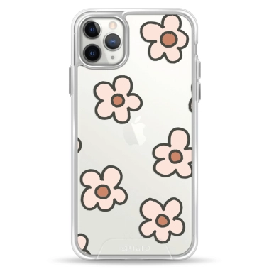Чохол Pump Transparency Silver Button Case for iPhone 11 Pro Max Daisies - цена, характеристики, отзывы, рассрочка, фото 1