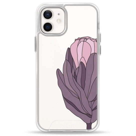 Чехол Pump Transparency Silver Button Case for iPhone 12/12 Pro Protea