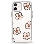 Чохол Pump Transparency Silver Button Case for iPhone 12/12 Pro Daisies
