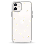 Чехол Pump Transparency Silver Button Case for iPhone 12/12 Pro Chamomile