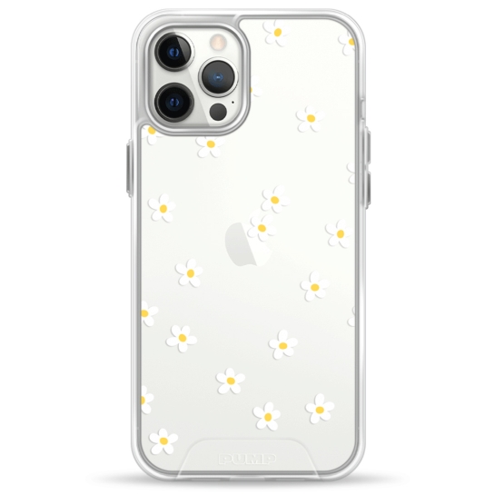 Чохол Pump Transparency Silver Button Case for iPhone 12 Pro Max Chamomile - ціна, характеристики, відгуки, розстрочка, фото 1