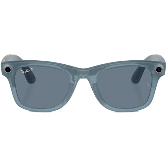 Смарт-окуляри Ray-ban Meta Wayfarer Matte Jeans Polarized Dusty Blue L - ціна, характеристики, відгуки, розстрочка, фото 2