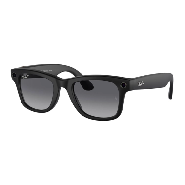 Смарт-очки Ray-Ban Meta Wayfarer - Matte Black Frame with Polarized Graphite Gradient Lenses (RW4006 601ST3 50) - цена, характеристики, отзывы, рассрочка, фото 1