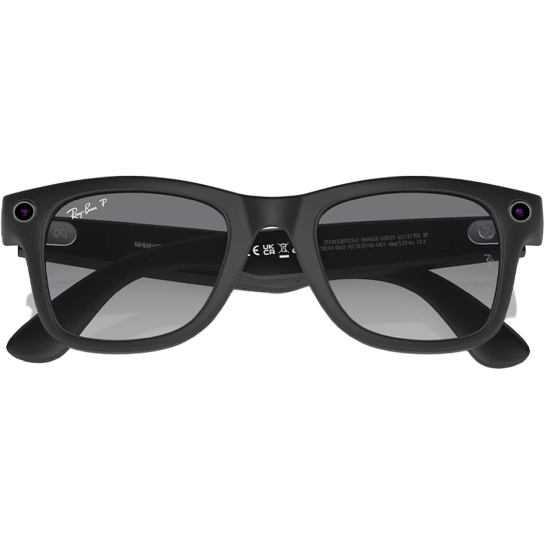 Смарт-окуляри Ray-ban Meta Wayfarer Matte Black Polarized Graphite - ціна, характеристики, відгуки, розстрочка, фото 5