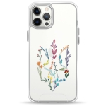Чохол Pump Transparency Silver Button Case for iPhone 12 Pro Max Floral herb