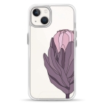 Чехол Pump Transparency Silver Button Case for iPhone 13 Protea