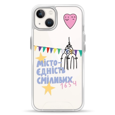 Чехол Pump Transparency Silver Button Case for iPhone 13 Kharkiv 1654 - цена, характеристики, отзывы, рассрочка, фото 1