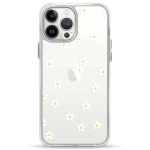 Чехол Pump Transparency Silver Button Case for iPhone 13 Pro Max Chamomile