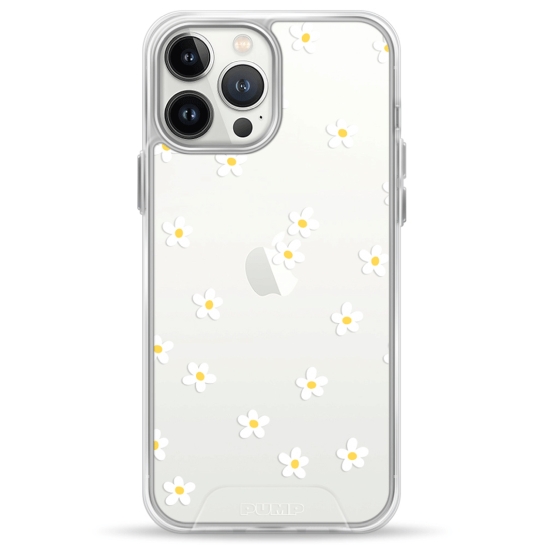 Чохол Pump Transparency Silver Button Case for iPhone 13 Pro Max Chamomile - цена, характеристики, отзывы, рассрочка, фото 1