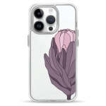 Чехол Pump Transparency Silver Button Case for iPhone 14 Pro Protea