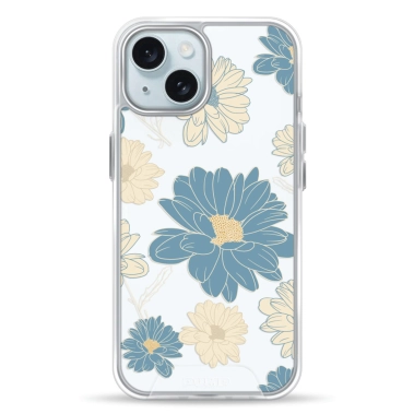 Чехол Pump Transparency Silver Button Case for iPhone 15 Marguerite - цена, характеристики, отзывы, рассрочка, фото 1