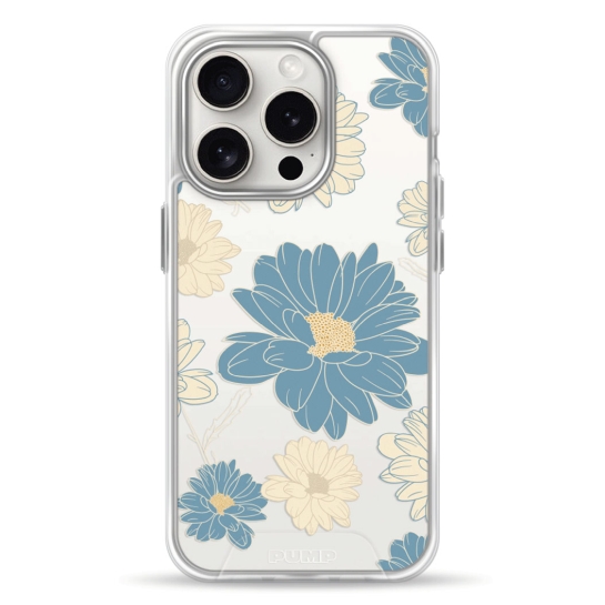 Чохол Pump Transparency Silver Button Case for iPhone 15 Pro Marguerite - ціна, характеристики, відгуки, розстрочка, фото 1