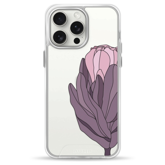 Чохол Pump Transparency Silver Button Case for iPhone 15 Pro Max Protea - ціна, характеристики, відгуки, розстрочка, фото 1