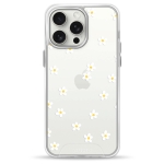 Чохол Pump Transparency Silver Button Case for iPhone 15 Pro Max Chamomile