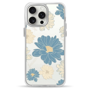 Чохол Pump Transparency Silver Button Case for iPhone 15 Pro Max Marguerite - цена, характеристики, отзывы, рассрочка, фото 1