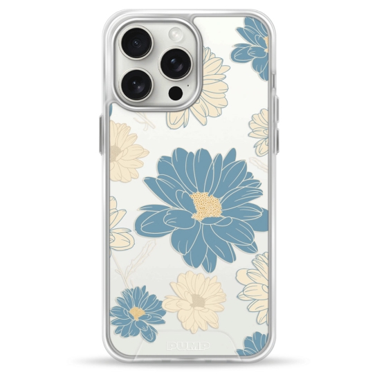 Чохол Pump Transparency Silver Button Case for iPhone 15 Pro Max Marguerite - ціна, характеристики, відгуки, розстрочка, фото 1