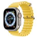 Б/У Смарт-годинник Apple Watch Ultra + LTE 49mm Titanium Case with Yellow Ocean Band (Відмінний)