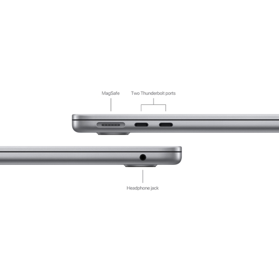 Ноутбук Apple MacBook Air 13" M3 Chip 256GB/8GB/8GPU Space Gray 2024 - ціна, характеристики, відгуки, розстрочка, фото 6