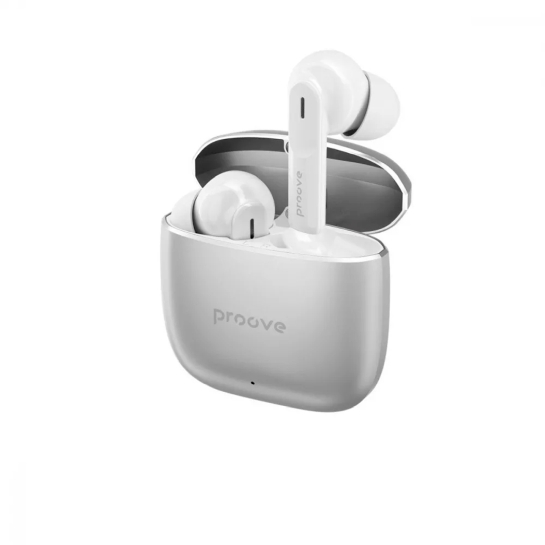 Бездротові навушники Proove Cold Sounds TWS Silver/White - ціна, характеристики, відгуки, розстрочка, фото 3