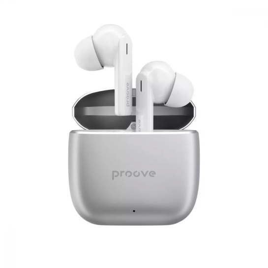 Бездротові навушники Proove Cold Sounds TWS Silver/White - ціна, характеристики, відгуки, розстрочка, фото 5