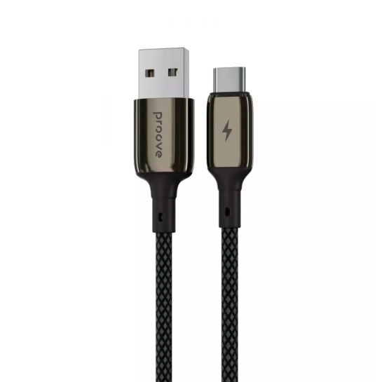 Кабель Proove Dense Metal Type-C 2.4A (1m) Black