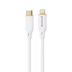 Кабель Proove Jelly Silicone Type-C to Lightning 27W (1m) White