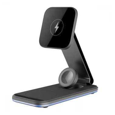 Бездротовий зарядний пристрій Proove Energy Fold 3 in 1 Black - цена, характеристики, отзывы, рассрочка, фото 1