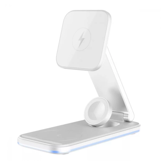 Бездротовий зарядний пристрій Proove Energy Fold 3 in 1 White