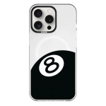 Чехол Pump Framed Silicone Case with MagSafe for iPhone 14 Pro Max Clear/Black Eight