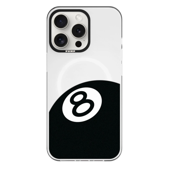 Чехол Pump Framed Silicone Case with MagSafe for iPhone 14 Pro Max Clear/Black Eight