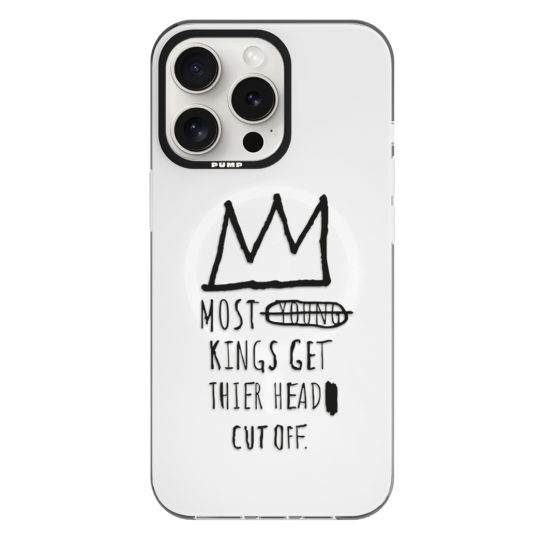 Чохол Pump Framed Silicone Case with MagSafe for iPhone 14 Pro Max Clear/Black Basquiat 3 - ціна, характеристики, відгуки, розстрочка, фото 1