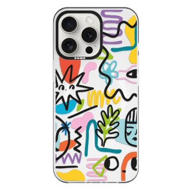 Чехол Pump Framed Silicone Case with MagSafe for iPhone 14 Pro Max Clear/Black Nagot - цена, характеристики, отзывы, рассрочка, фото 1