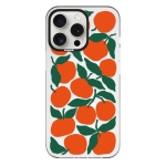 Чохол Pump Framed Silicone Case with MagSafe for iPhone 14 Pro Max Clear/Black Oranges
