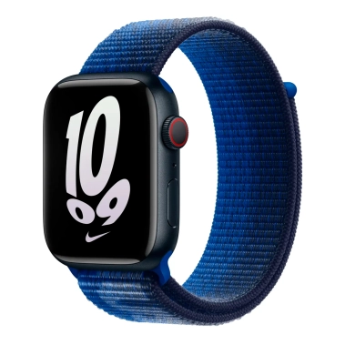 Ремешок Apple Nike Sport Loop for Apple Watch 42mm/44mm/45mm/49mm Game Royal/Midnight Navy - цена, характеристики, отзывы, рассрочка, фото 1