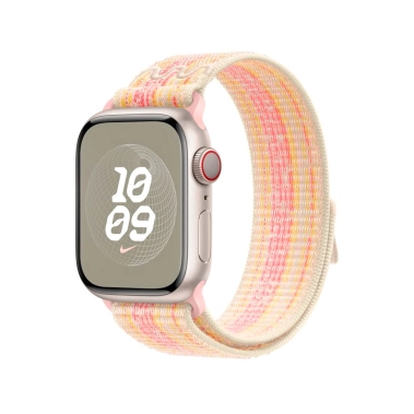 Ремешок Apple Nike Sport Loop for Apple Watch 38mm/40mm/41mm Starlight/Pink - цена, характеристики, отзывы, рассрочка, фото 1