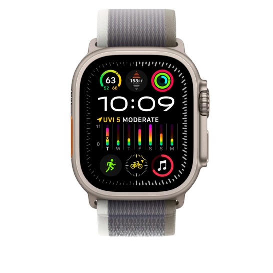 Ремешок Apple Trail Loop Band for Apple Watch 49mm Green/Gray - S/M - цена, характеристики, отзывы, рассрочка, фото 3