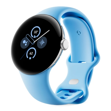 Смарт-часы Google Pixel Watch 2 LTE Polished Silver Aluminum Case / Bay Active Band - цена, характеристики, отзывы, рассрочка, фото 1