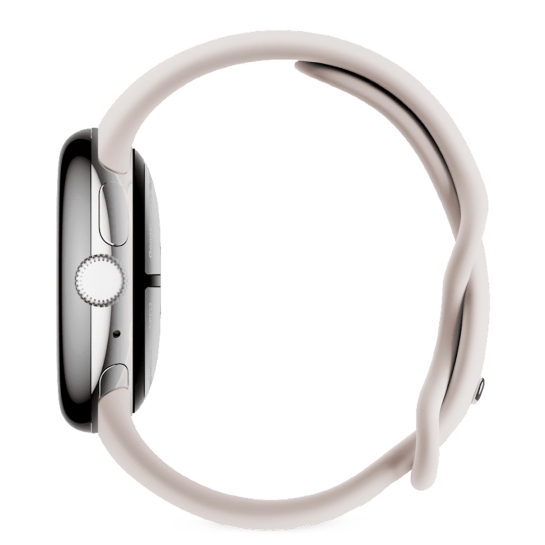 Смарт-годинник Google Pixel Watch 2 Polished Silver Aluminum Case / Porcelain Active Band - ціна, характеристики, відгуки, розстрочка, фото 3