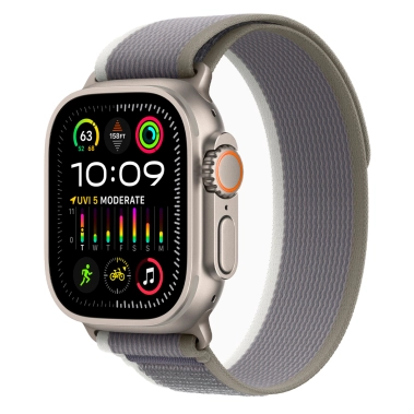 Б/У Смарт-часы Apple Watch Ultra 2 + LTE 49mm Titanium Case with Green/Gray Trail Loop - M/L (Идеальное) - цена, характеристики, отзывы, рассрочка, фото 1