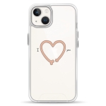 Чохол Pump Transparency Silver Button Case for iPhone 13 IheartYou