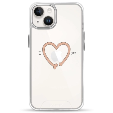 Чохол Pump Transparency Silver Button Case for iPhone 14 IheartYou - цена, характеристики, отзывы, рассрочка, фото 1