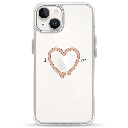 Чохол Pump Transparency Silver Button Case for iPhone 14 IheartYou - ціна, характеристики, відгуки, розстрочка, фото 1