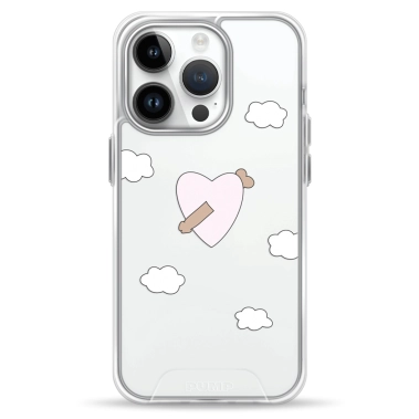 Чохол Pump Transparency Silver Button Case for iPhone 14 Pro Dickarrow - цена, характеристики, отзывы, рассрочка, фото 1