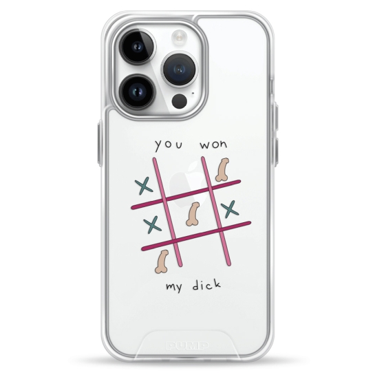 Чохол Pump Transparency Silver Button Case for iPhone 14 Pro YouWon - ціна, характеристики, відгуки, розстрочка, фото 1