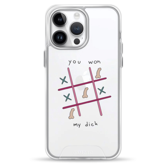 Чохол Pump Transparency Silver Button Case for iPhone 14 Pro Max YouWon - цена, характеристики, отзывы, рассрочка, фото 1