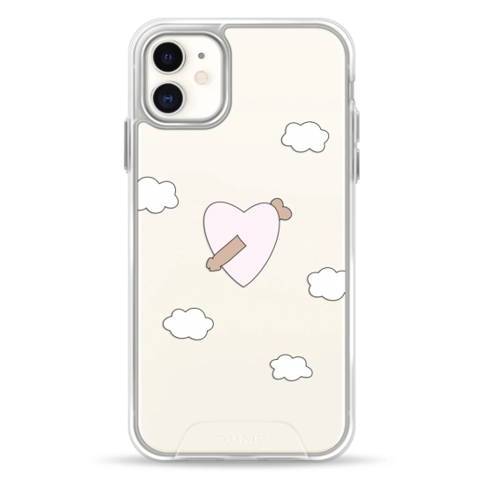 Чехол Pump Transparency Silver Button Case for iPhone 11 Dickarrow