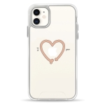 Чохол Pump Transparency Silver Button Case for iPhone 11 IheartYou