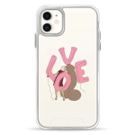 Чехол Pump Transparency Silver Button Case for iPhone 11 LoveLove