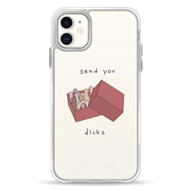 Чехол Pump Transparency Silver Button Case for iPhone 11 SendYou - цена, характеристики, отзывы, рассрочка, фото 1